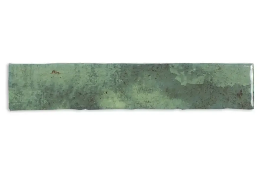 Wandtegel Fermo groen 5 x 25 cm keramiek 0,763 m²