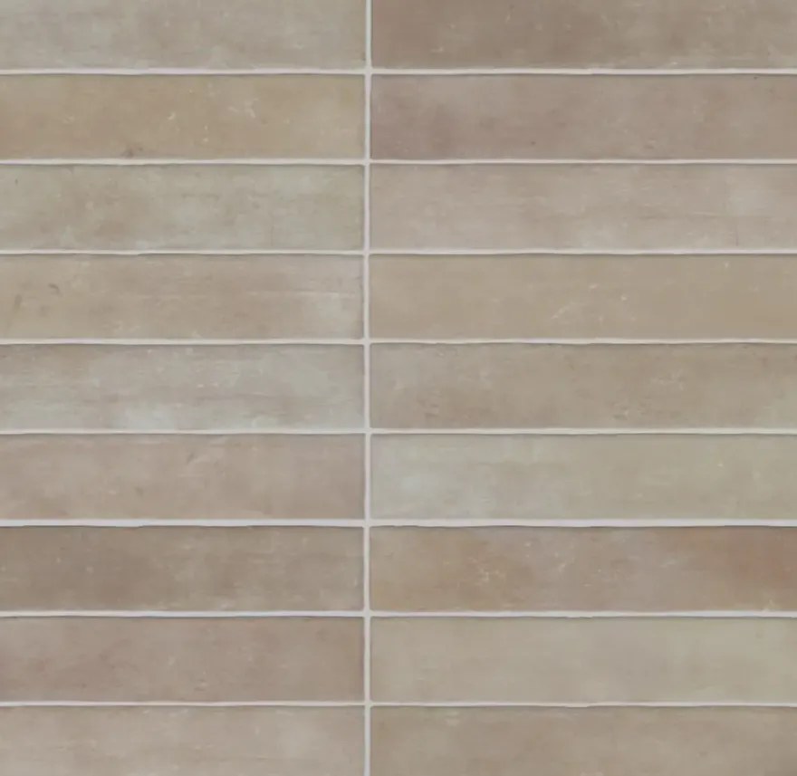 Wandtegel Luna 5 cm x 25 cm keramiek beige 1,05 m²