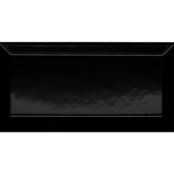 Wandtegel Metro zwart 10x20 cm