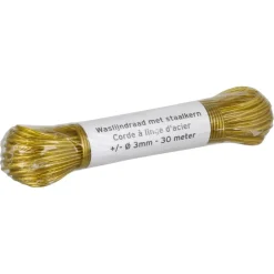 Waslijndraad 3mm met staalkern - lengte 30 meter