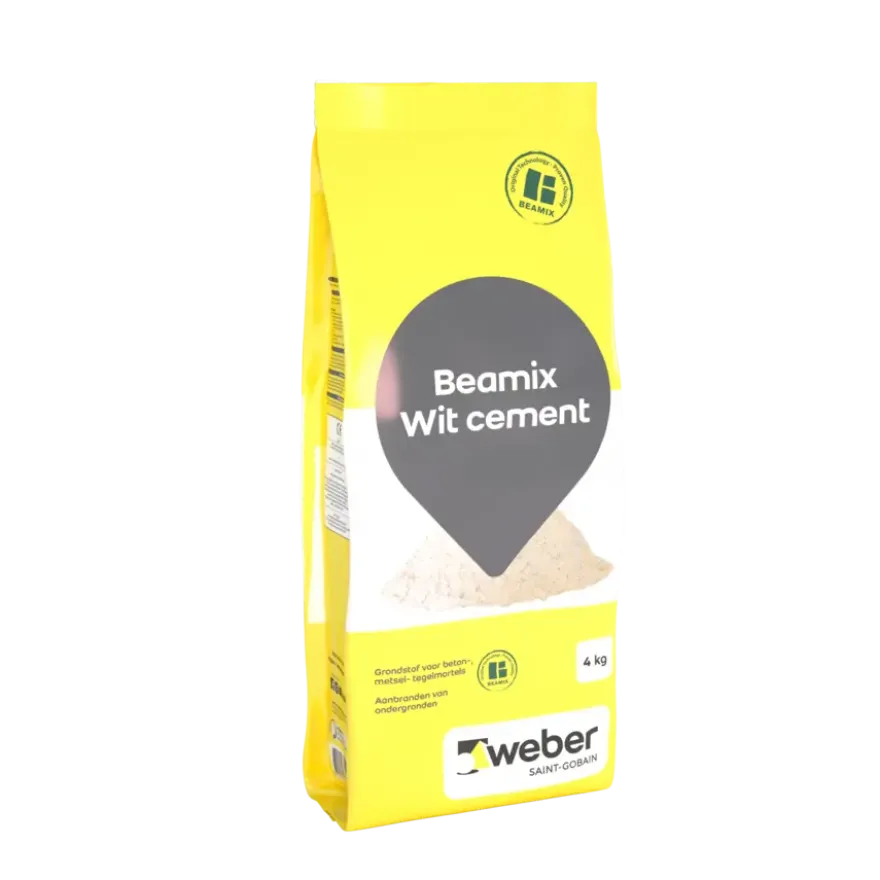 Weber Beamix cement wit 4 kg