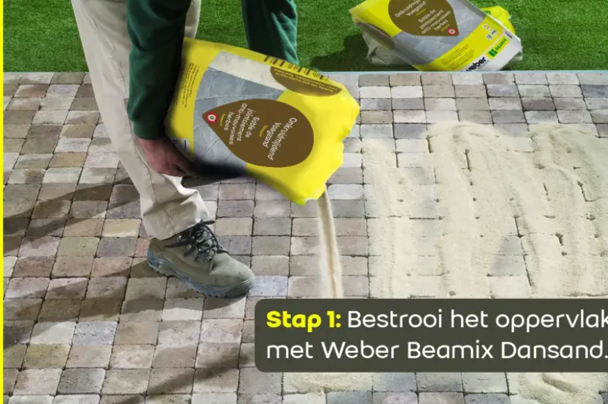 Weber Beamix dansand antraciet 20 kg