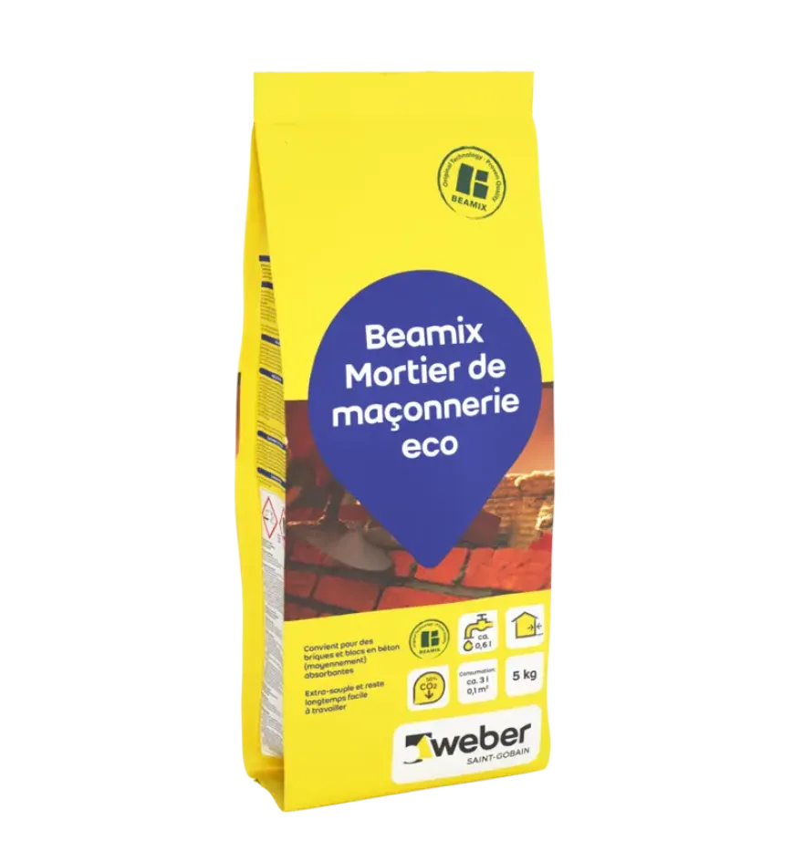 Weber Beamix metselmortel eco grijs 5 kg