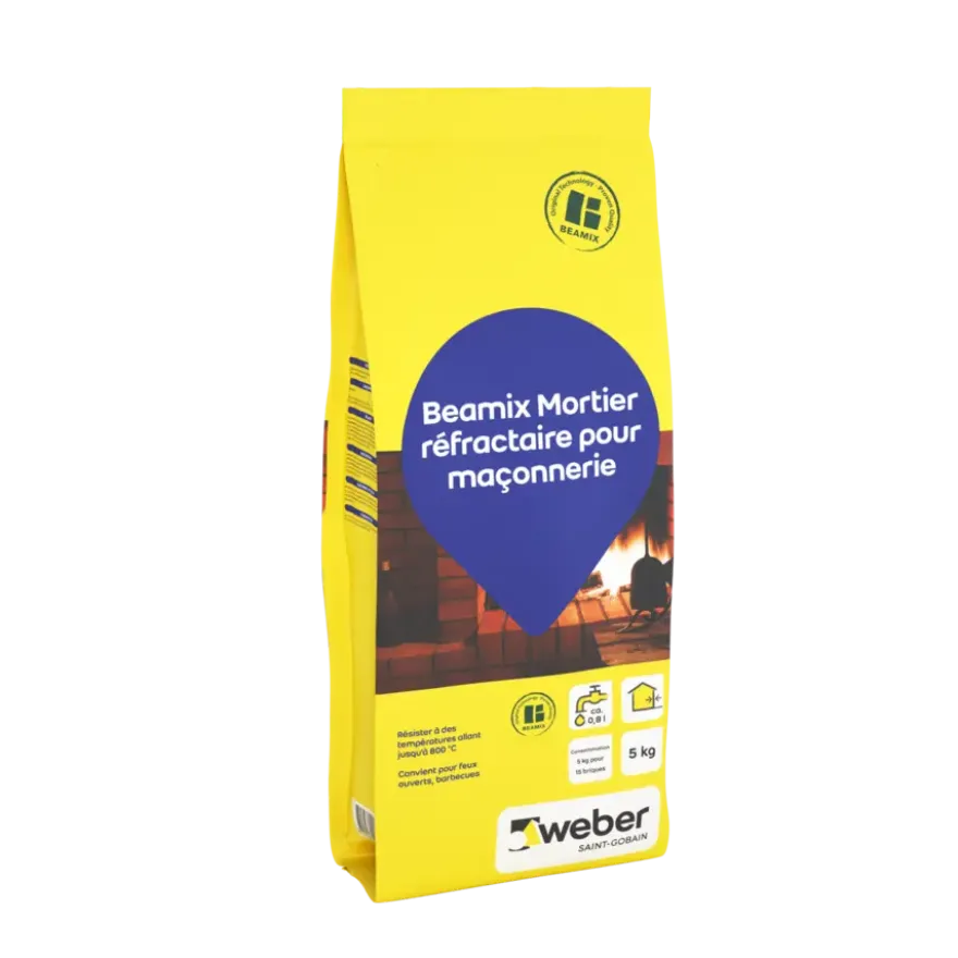 Weber Beamix metselmortel vuurvast grijs 5 kg