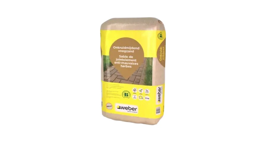 Weber Beamix onkruidmijdend voegzand naturel 15 kg