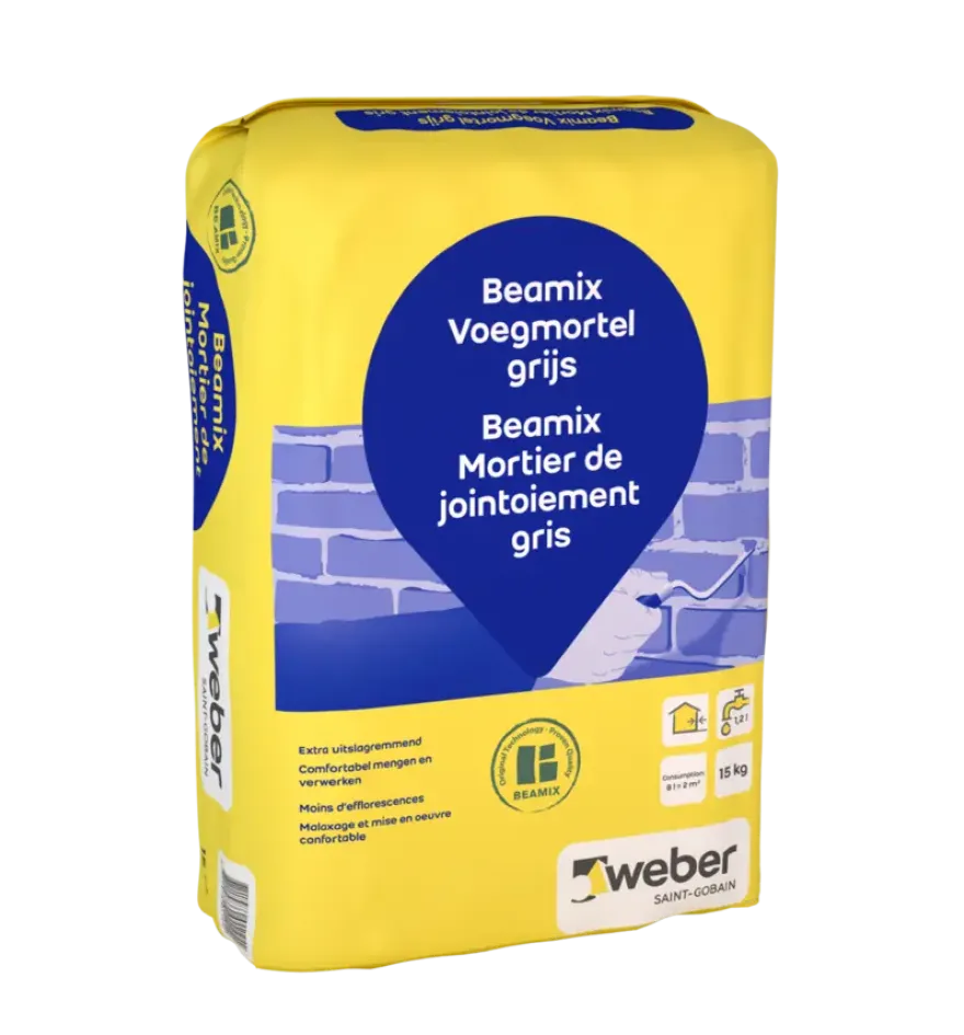 Weber Beamix voegmortel grijs 15 kg