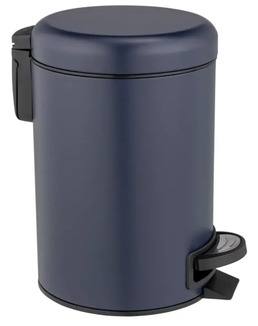 Wenko afvalemmer Leman donkerblauw