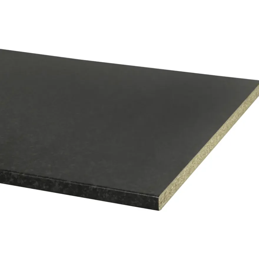 Werkblad AS28 175x60cm Nero Brasil