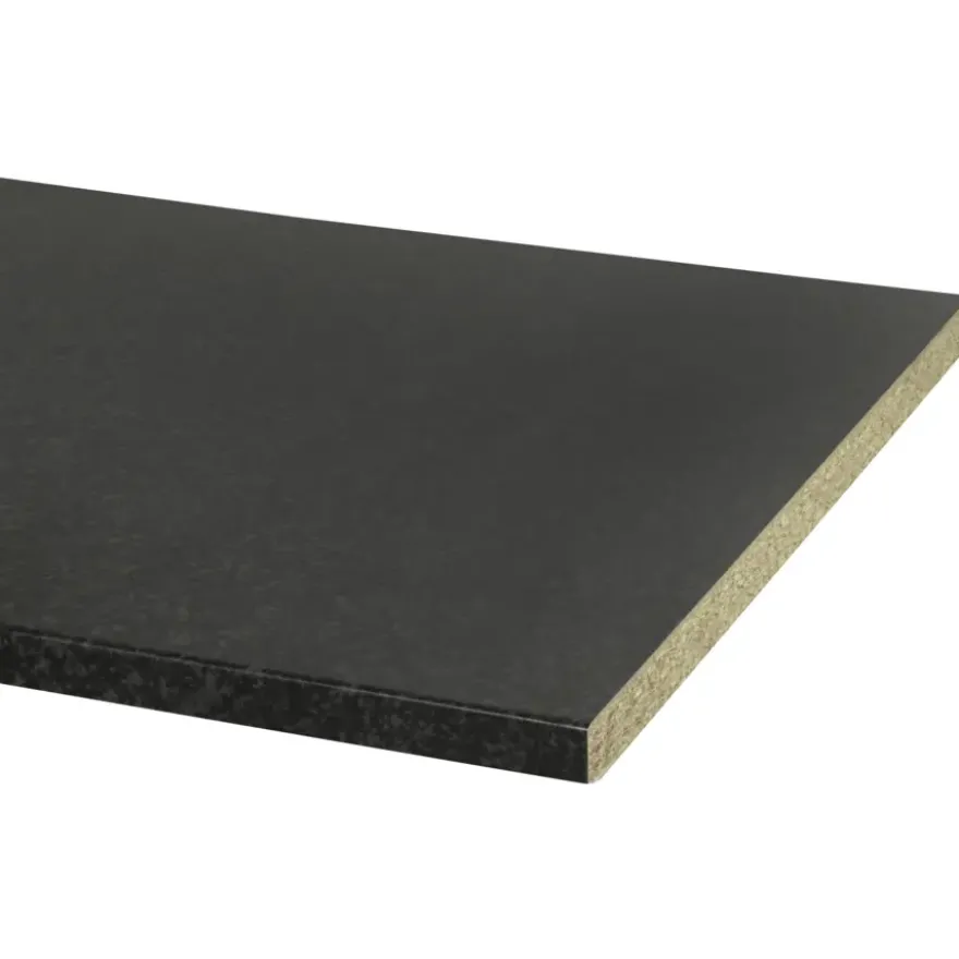 Werkblad AS38 265x60cm Nero Brasil