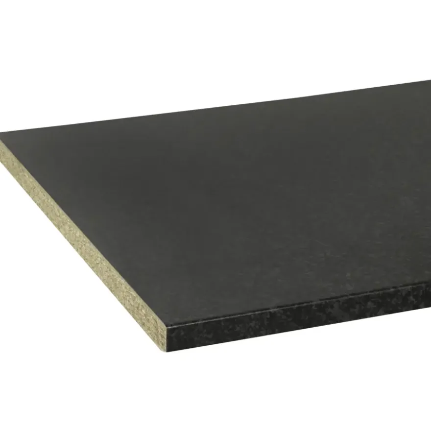 Werkblad AS38 265x60cm Nero Brasil