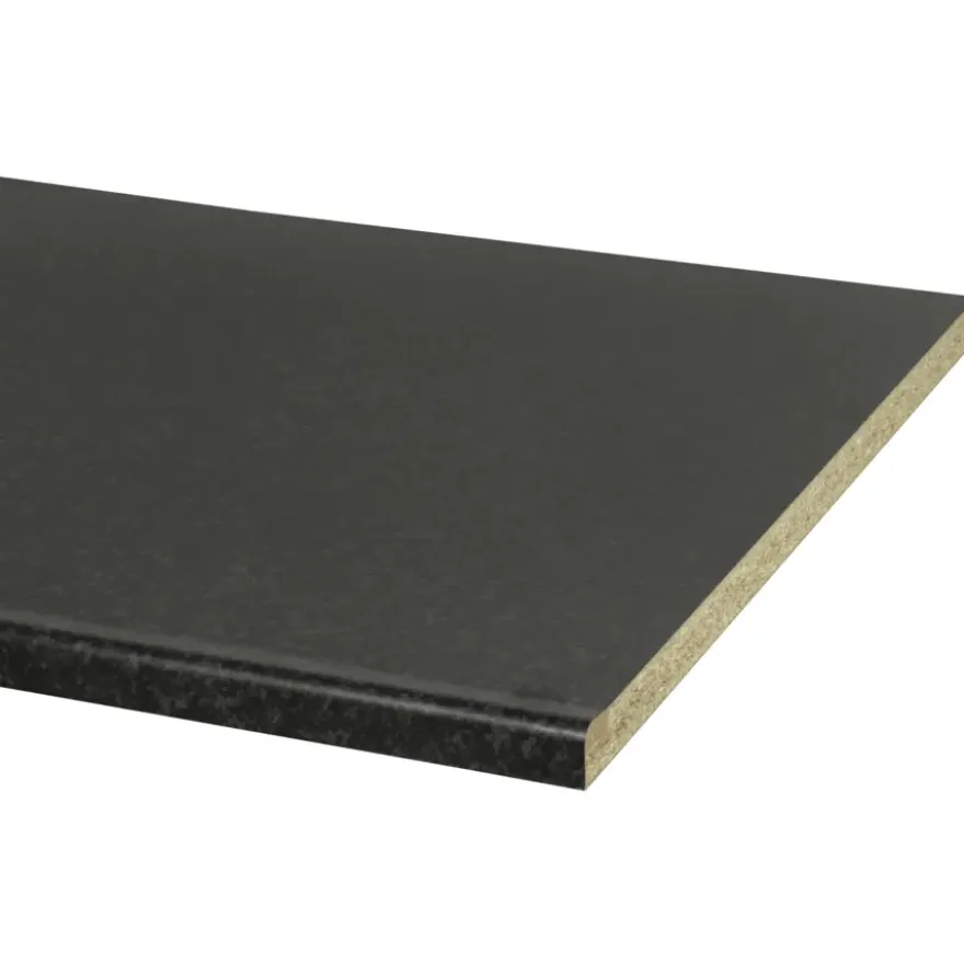 Werkblad ASW28 205x60cm Nero Brasil