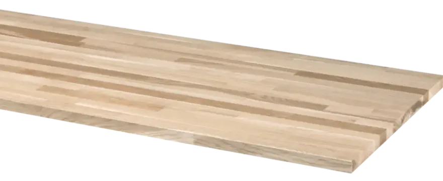 Werkblad eiken 126x61 cm 26 mm