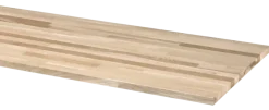Werkblad massief eiken 250x61 cm 26 mm