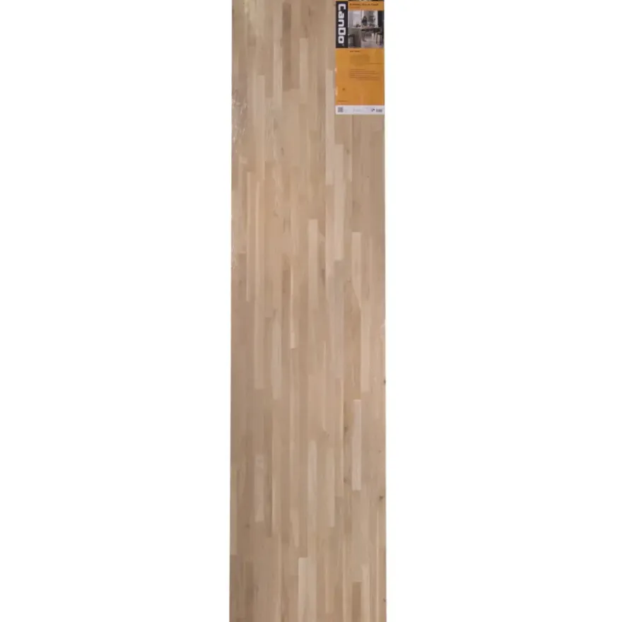 Werkblad massief eiken 250x61 cm 26 mm