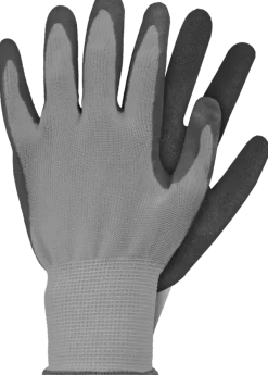 Werkhandschoen latex grijs S