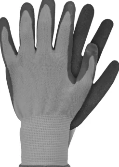 Werkhandschoen latex grijs S