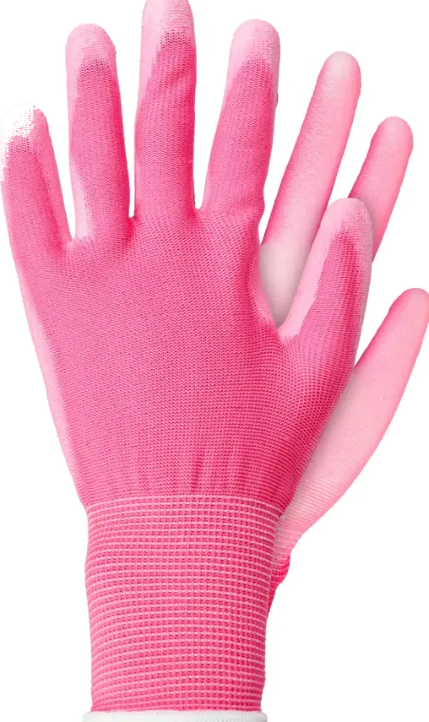 Werkhandschoen polyester rose S