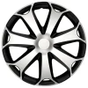 Wieldoppenset 16" Gorecki Mega zilver / zwart