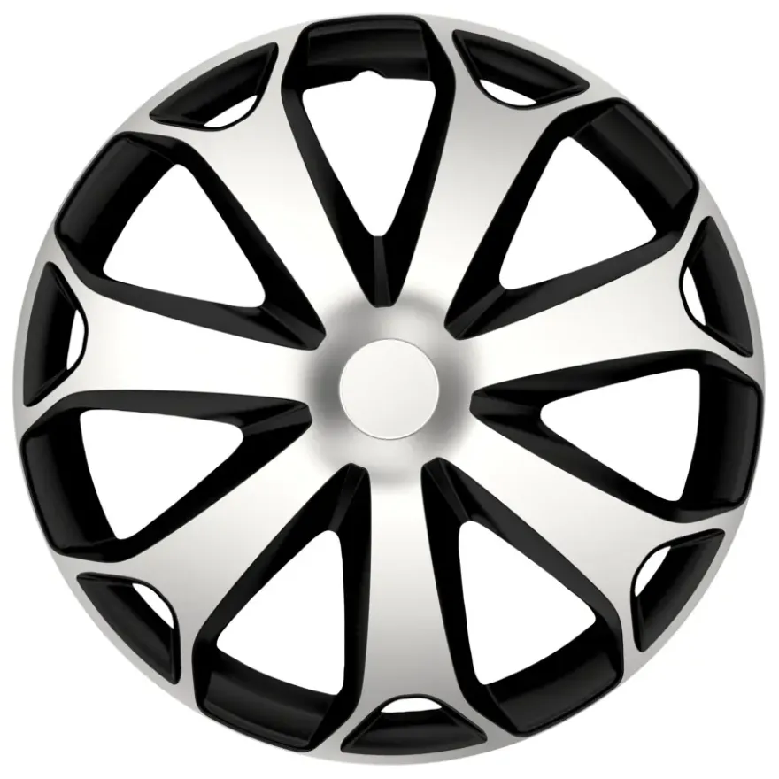 Wieldoppenset 16" Gorecki Mega zilver / zwart