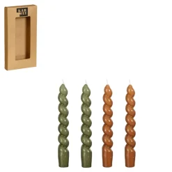 wist dinerkaars donker groen licht groen 4 stuks