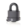 Yale Hangslot messing zware uitvoering 61 mm met zwarte body
