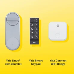 Yale Linus Slim deurslot zilver