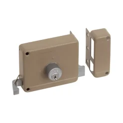 Yale Oplegslot met Buitencilinder Los Grijs Gelakt 614-50mm
