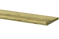Zweeds rabatdeel vuren hout 1,2/2,7 x 19 x 240 cm
