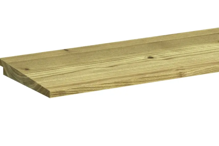 Zweeds rabatdeel vuren hout 1,2/2,7 x 19 x 240 cm