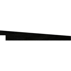 Zweeds rabat vuren hout zwart 1,2/2,7 x 19 x 240 cm